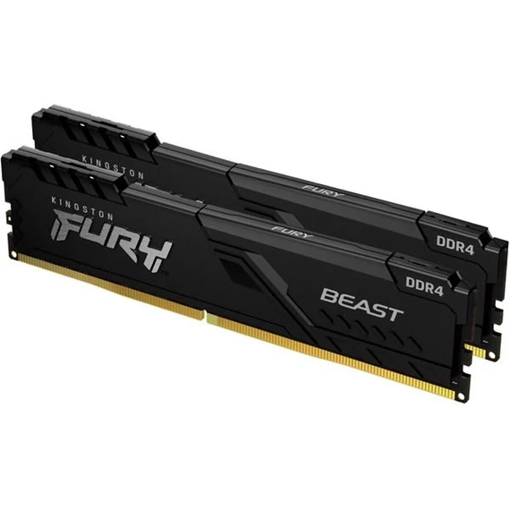 32GB 3200MHz DDR4 RAM Kingston Fury Beast Black CL16 (2x16GB) (KF432C16BBK2/32)