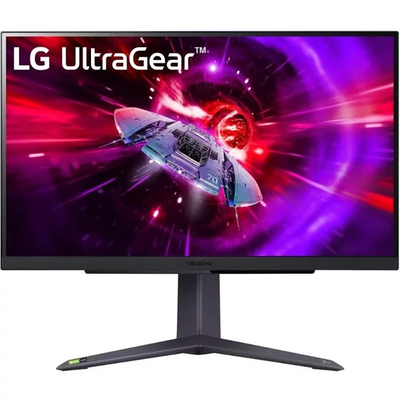 LG Monitor 27" Gamer - 27GR75Q-B (IPS; 16:9; 2560x1440; 165Hz; 1ms; 350cd; HDMIx2; DP; HDR10; sRGB99%, Pivot)