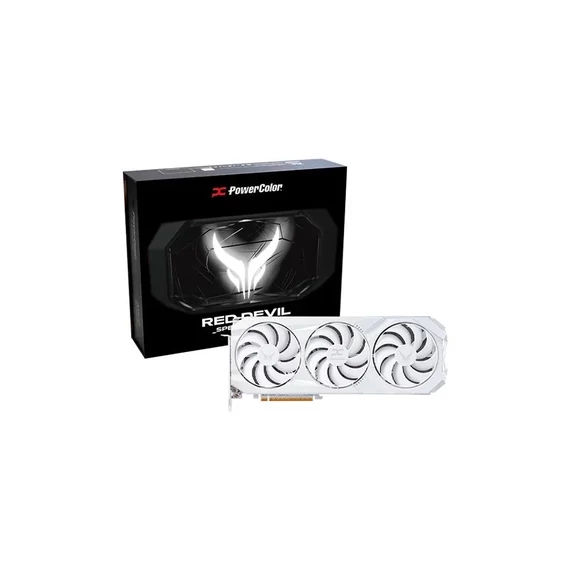 PowerColor Radeon RX 9070 XT 16GB Red Devil Spectral White videokártya (RX9070XT 16G-E/OC/WHITE)