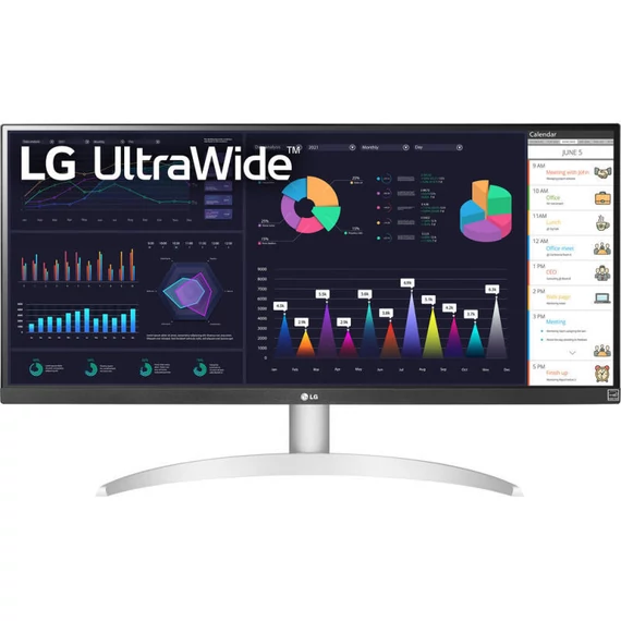 LG Monitor 29" - 29WQ600-W (IPS; 21:9; 2560x1080; 5ms; 250cd; 100Hz, HDMI; DP; USB-C, Speaker; HDR10; FreeSync, sRGB99%)