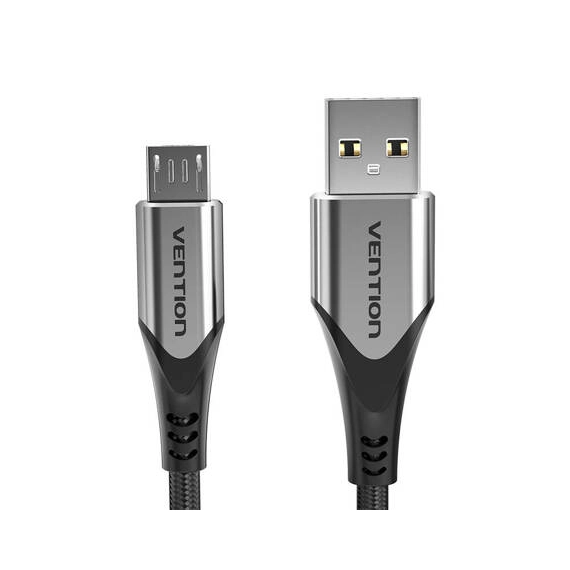 Vention COAHC 3A 0,25m szürke USB 2.0 A apa - Micro USB apa kábel