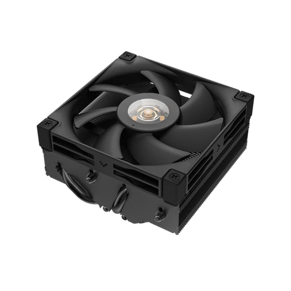 DeepCool CPU Cooler - AN400 BK (Low profile, 31,18 dB; max, 52,97 m3/h; 4pin csatlakozó, 4 db heatpipe, 9cm, PWM)