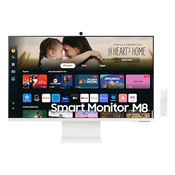 Samsung Monitor 32" - S32DM801UU (VA, 3840x2160, 16:9, UHD, 60HZ, 400cd/m2, 4ms, Pivot, Smart)