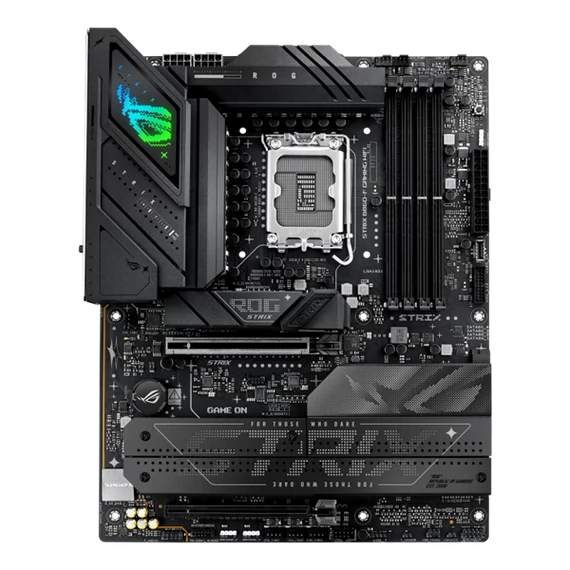 Asus Alaplap - Intel ROG STRIX B860-F GAMING WIFI s1851 (B860, 4xDDR5 9066+MHz, 4xSATA3, 4xM.2, HDMI+DP+Thunderbolt4)