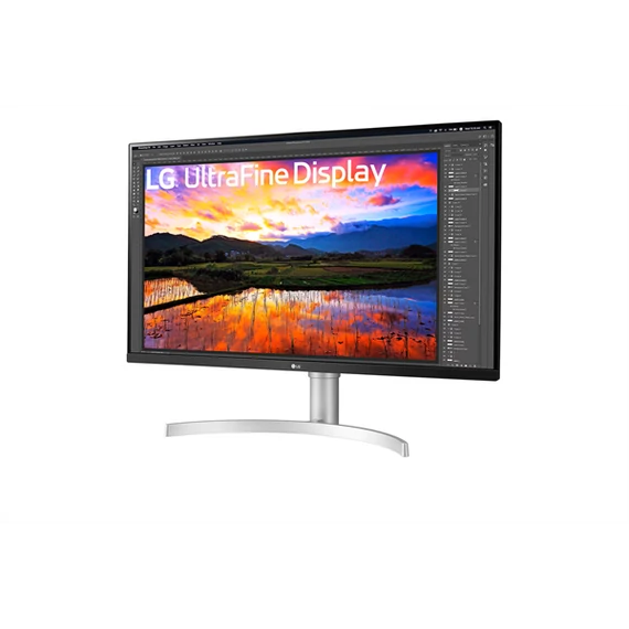 LG Monitor 32" Ergonomic - 32UN650K-W (IPS; 16:9; 4K 3840x2160; 5ms; 350cd; HDMIx2; DP; Mag.áll.; Hangszóró)