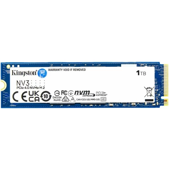 Kingston SSD 1TB - SNV3S/1000G (M.2 NVMe NV2, R/W: 6000/4000MB/s)