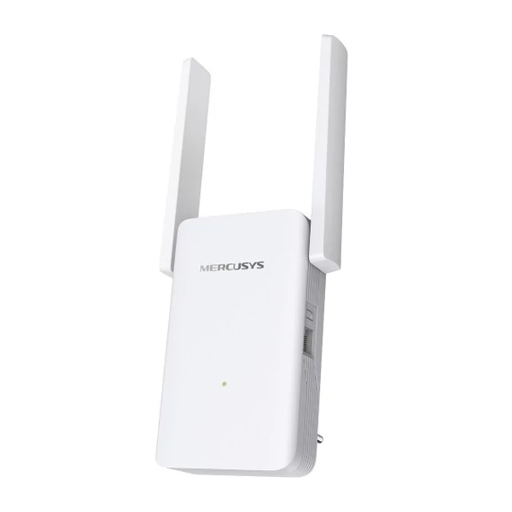 Mercusys Range Extender WiFi AX3000 - ME80X (2402Mbps 5GHz + 574Mbps 2,4GHz; 1x1Gbps; 2 állítható antenna; WPS)