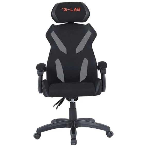 The G-Lab Gamer szék - KS BARIUM BLACK (fekete; állítható magasság; áll. kartámasz)