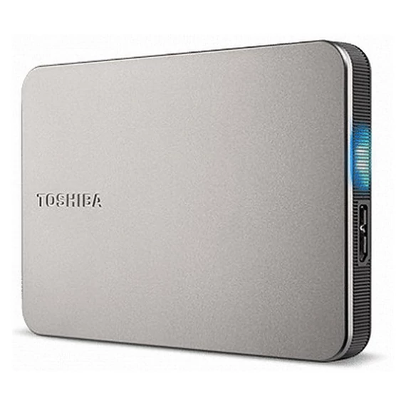 Toshiba Külső HDD 2.5" - 1TB Canvio Flex Warm Ezüst (USB3.2 Gen 1. (USB-A, USB Type-C; ~5Gbps; exFAT+; Mac kompatibilis)