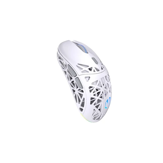 Endorfy Wireless Egér - LIV Onyx White (Honeycomb, 26 000 DPI, ARGB, PixArt PAW3311, optikai, fehér)