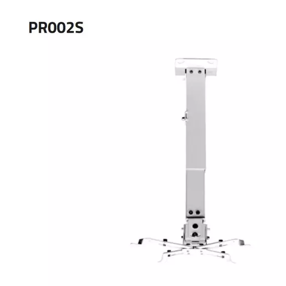 SUNNE (PRO02S) Projektor mennyezeti konzol dönthető, Profil: 430-650mm, max 20kg (ezüst)