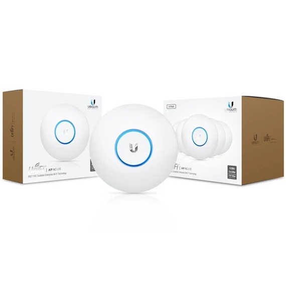 Ubiquiti Access Point WiFi AC1700 - UniFi AP AC PRO (450/1300Mbps@2,4/5GHz; 2x 1Gbps; 24dBm; af/at PoE)