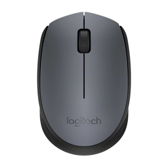 Logitech Egér - M170 (Vezeték nélküli, 3 gomb, 2,4 GHz, fekete)