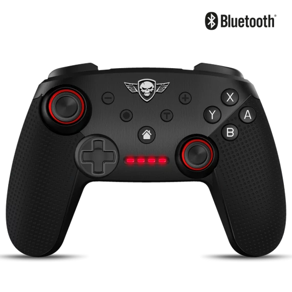 Spirit of Gamer Gamepad Vezeték Nélküli - Pro Gaming Bluetooth Nintendo Switch (Vibration, fekete)