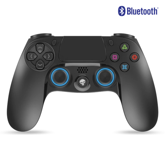 Spirit of Gamer Gamepad Vezeték Nélküli - XGP Bluetooth PS4 (USB, Vibration, PS4 kompatibilis, fekete-kék)