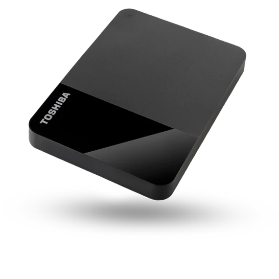 Toshiba Külső HDD 2.5" - 2TB Canvio Ready Fekete (USB3.0; ~5Gbps; NTFS/HFS+)