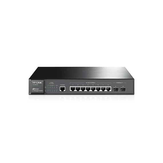 TP-Link Switch Menedzselhető - SG3210 JetStream™ (L2; 8port 1Gbps + 2port gigabit SFP; IPv6)