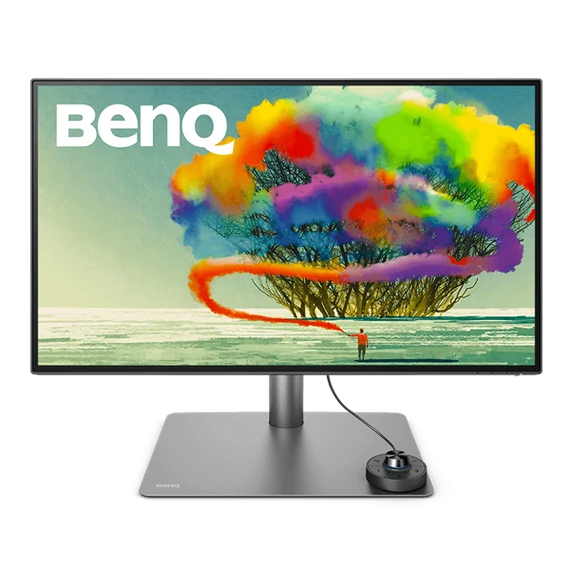 BenQ Monitor 27" - PD2725U (IPS, 16:9, 3840x2160, 5ms, 400cd/m2, 2xHDMI, DP, TH3, USB, Speaker, Pivot, mag.áll., VESA)