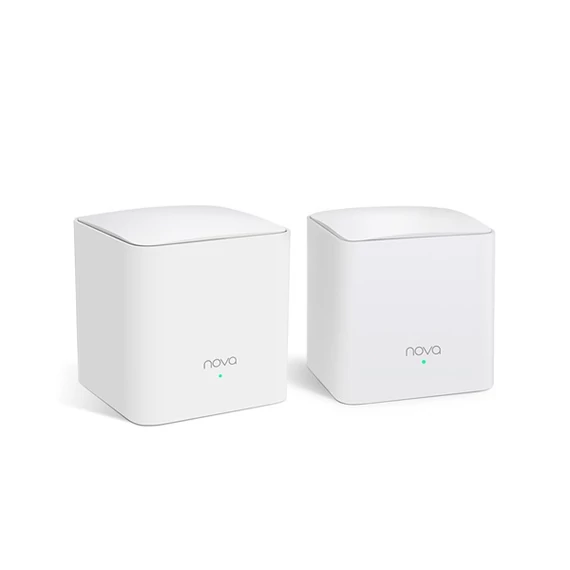 Tenda Mesh WiFi AC1200 - Nova MW5S (2pack; 300Mbps 2,4GHz + 867Mbps 5GHz; 2port 1Gbps; 1port 100Mbps secondary)