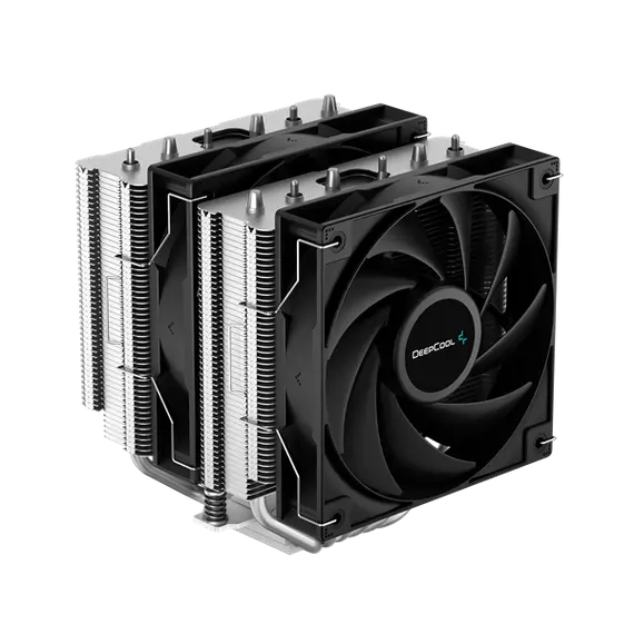 DeepCool CPU Cooler - AG620 (29,4 dB; max, 115,32 m3/h; 4pin csatlakozó, 6 db heatpipe, 12cm, PWM)
