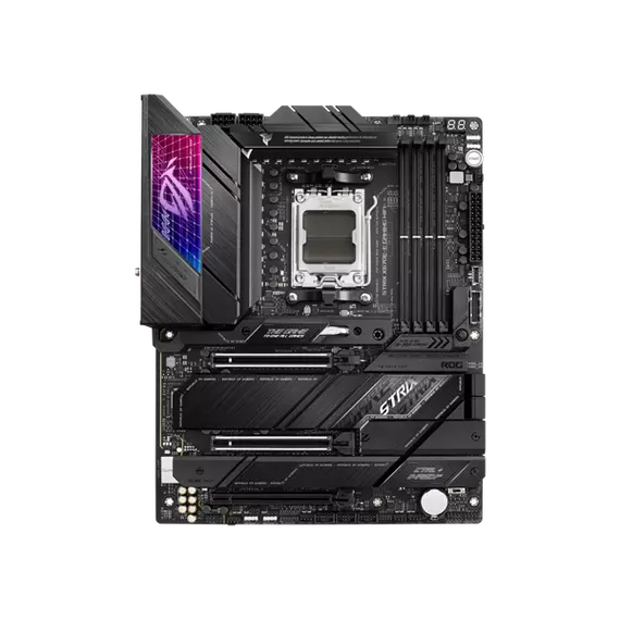 Asus Alaplap - AMD ROG STRIX X670E-E GAMING WIFI AM5 (X670, ATX, 4xDDR5 6400+MHz, LAN, 4xSATA3, 4x M.2, HDMI+DP)