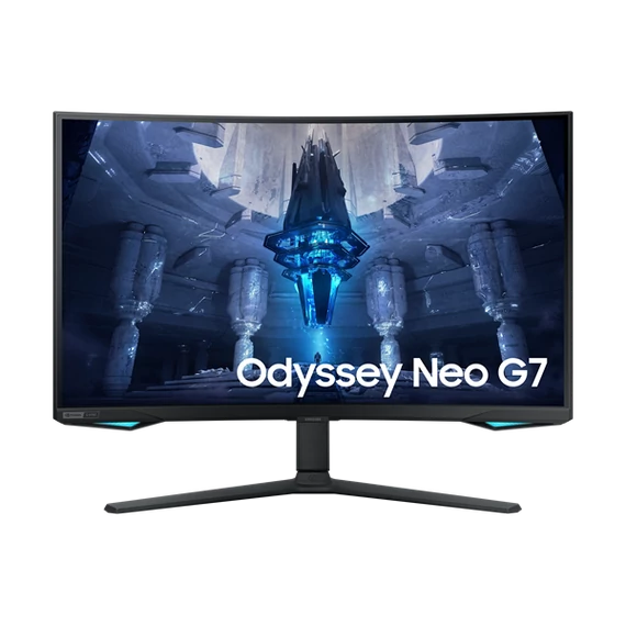 Samsung Monitor 32" - S32BG750NP (VA, 3840x2160, 16:9, UHD, 165HZ, 350cd/m2, 1ms, Pivot, Ívelt)