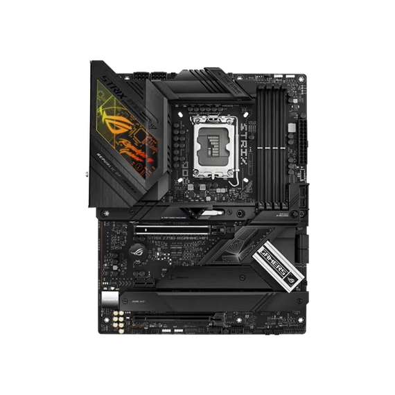 Asus Alaplap - Intel ROG STRIX Z790-H GAMING WIFI LGA1700 (Z790, ATX, 4xDDR5 7800+MHz, 4xSATA3, 4xM.2, HDMI+DP)