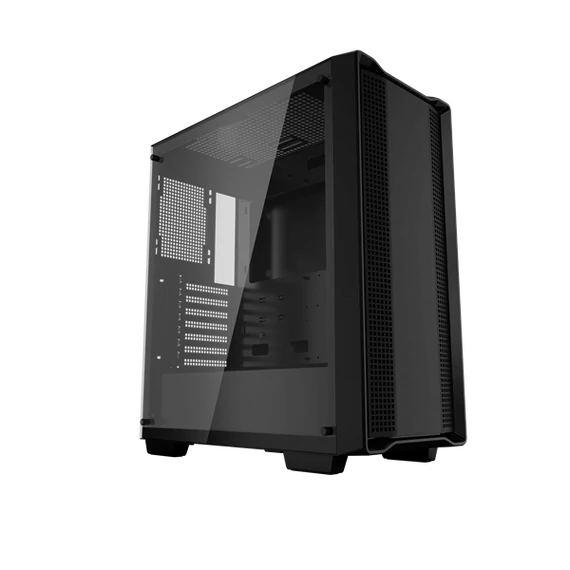DeepCool Számítógépház - CC560 Limited (fekete, ablakos, venti nélkül, Mini-ITX / Micro-ATX / ATX, 1xUSB3.0, 1xUSB2.0)