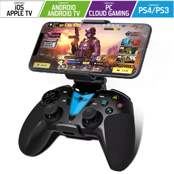 Spirit of Gamer Gamepad Vezeték Nélküli - PREDATOR Wireless Controller (Telefontartó Max.:8,5 cm szélességig)