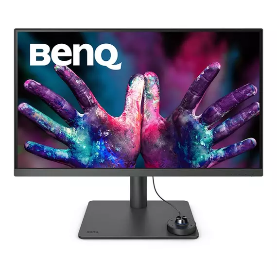 BenQ Monitor 27" - PD2705U (IPS, 16:9, 3840x2160, 5ms, 350dc/m2,  DP, HDMI, USB-C, Speaker, mag.áll., Pivot)