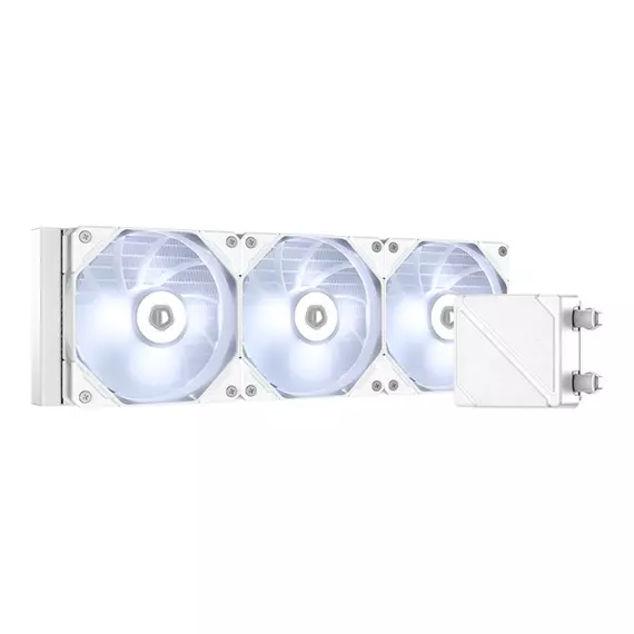 ID-Cooling CPU Water Cooler - DASHFLOW 360 BASIC WHITE (25dB; max. 140,16 m3/h; 3x12cm, fehér)