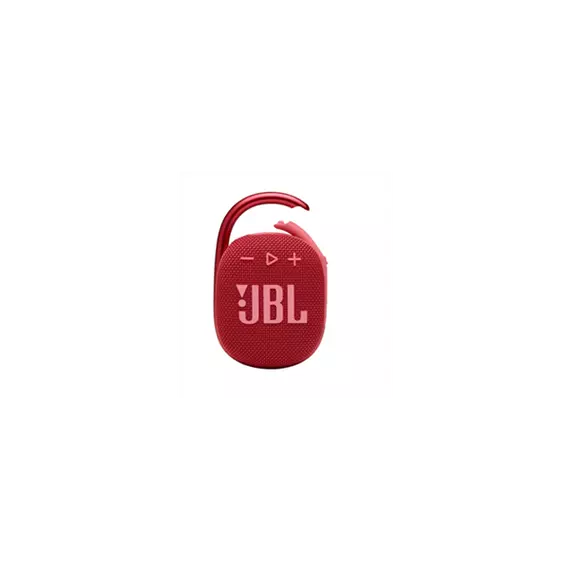 JBL Hangszóró Vezeték nélküli - CLIP 4 (IP67 víz és porállóság, hangerőszabályzó, BT 5.1, USB-C, Piros)