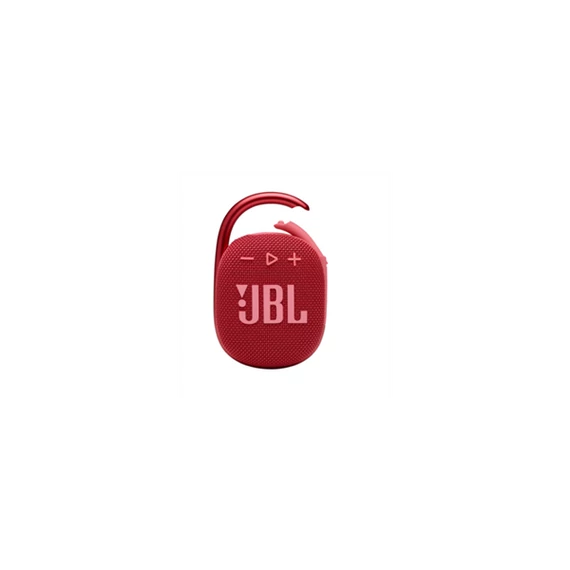 JBL Hangszóró Vezeték nélküli - CLIP 4 (IP67 víz és porállóság, hangerőszabályzó, BT 5.1, USB-C, Piros)