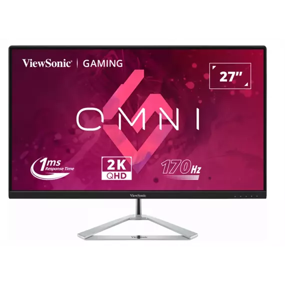 ViewSonic Gamer Monitor 27" - VX2780-2K (IPS, 16:9, 2560x1440, 170Hz, 10bit, 1ms, 350cd/m2, HDMI*2, DP)