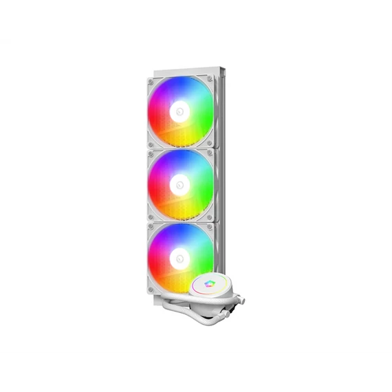 ID-Cooling CPU Water Cooler - FX360 ARGB WHITE (35,2dB; max. 129,39 m3/h; 3x12cm, A-RGB LED, fehér)