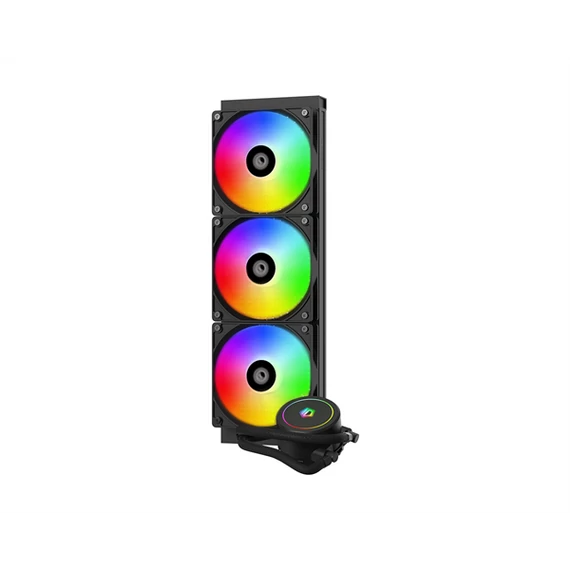 ID-Cooling CPU Water Cooler - FX360 ARGB (35,2dB; max. 129,39 m3/h; 3x12cm, A-RGB LED, fekete)