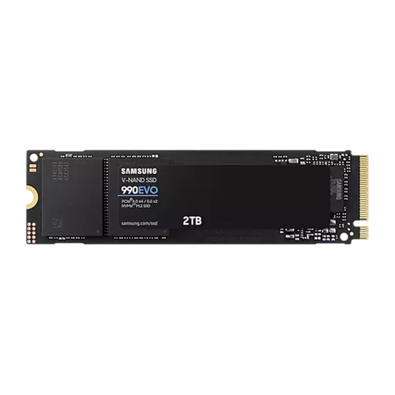 Samsung SSD 2TB - MZ-V9E2T0BW (990 EVO, PCIe 4.0, NVMe 2.0, M.2, 2TB)