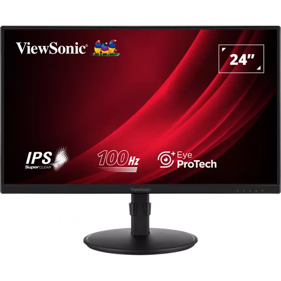 ViewSonic Monitor 24" - VG2408A-MHD (IPS, 100Hz 16:9, FHD, 5ms, 250cd/m2, D-sub, HDMI, DP, VESA, SPK, mag.áll, pivot)