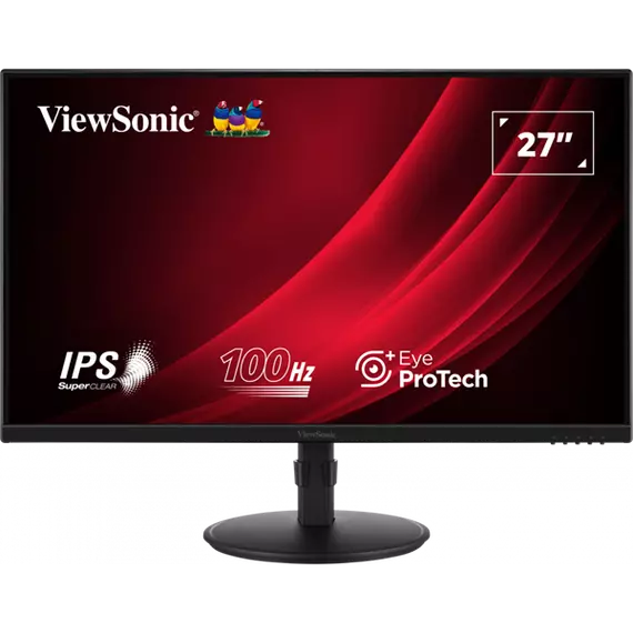 ViewSonic Monitor 27" - VG2708A (IPS, 100Hz 16:9, FHD, 5ms, 250cd/m2, D-sub, HDMI, DP, VESA, SPK, mag.áll, pivot)