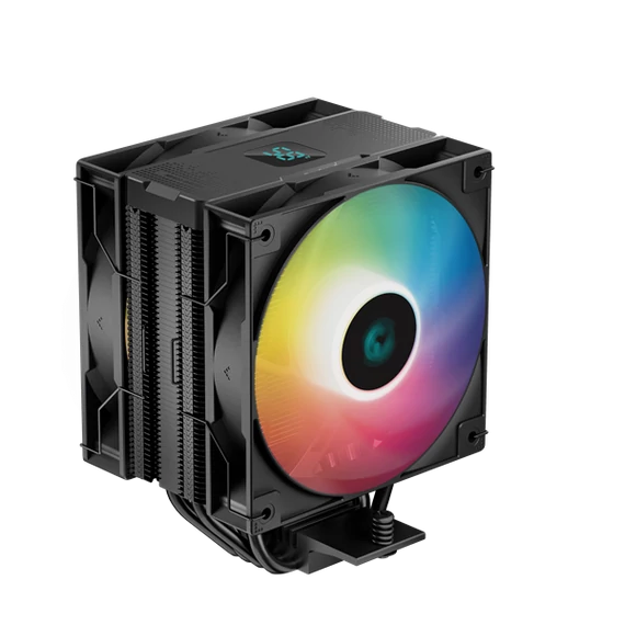 DeepCool CPU Cooler - AG400 DIGITAL PLUS (31,6 dB; max, 134,03 m3/h; 4pin csatlakozó, 4 db heatpipe, 12cm, PWM)