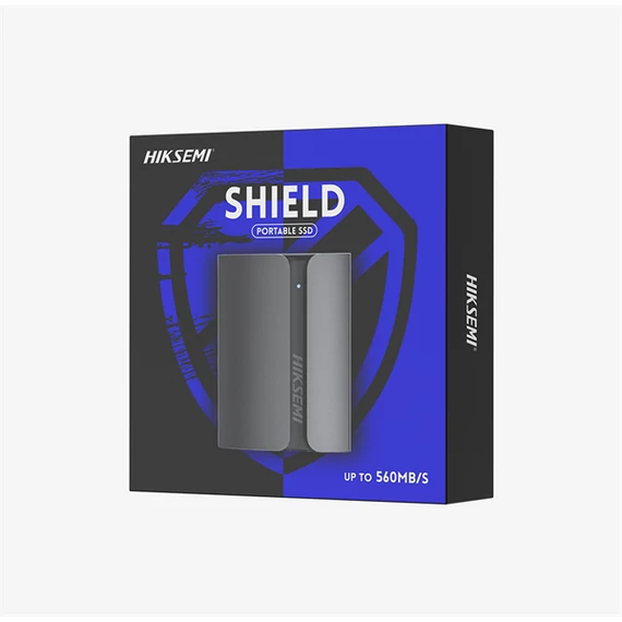 Hikvision Külső SSD 1TB - T300S SHIELD (USB 3.1 Type-C) Fekete