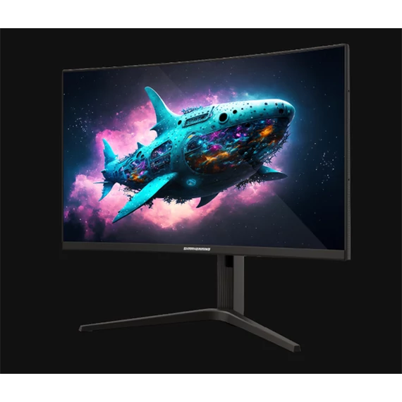 SHARK GAMING Monitor 27" - SG27-FHD240C (VA, FHD, 240Hz, 300cd/m2, 1ms, 2xHDMI, 2xDP, Ívelt)