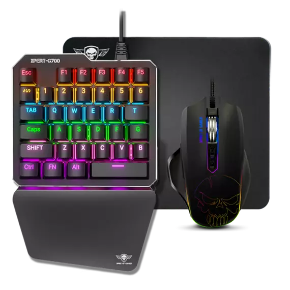 Spirit of Gamer Mechanikus Billentyűzet/Egér/Egérpad Combo - XPERT GAMEBOARD G700