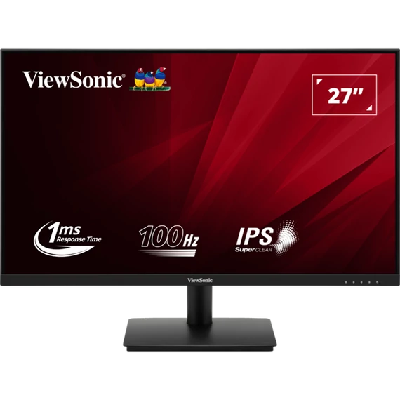 ViewSonic Monitor 27" - VA270-H (IPS, 16:9, 1920x1080, 100Hz, 1ms, 250cd/m2, D-sub, HDMI, VESA)