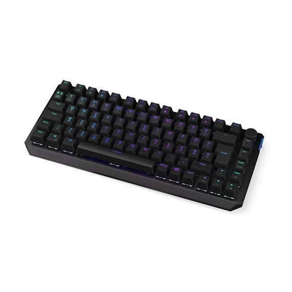 Endorfy Wireless Billentyűzet - Thock 75% (RGB, Kailh Black Switch, mechanikus, 82 gomb, HU, fekete)