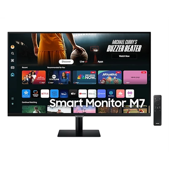 Samsung Monitor 32" - S32DM700UU (VA, 3840x2160, 16:9, UHD, 60HZ, 300cd/m2, 4ms, Smart)