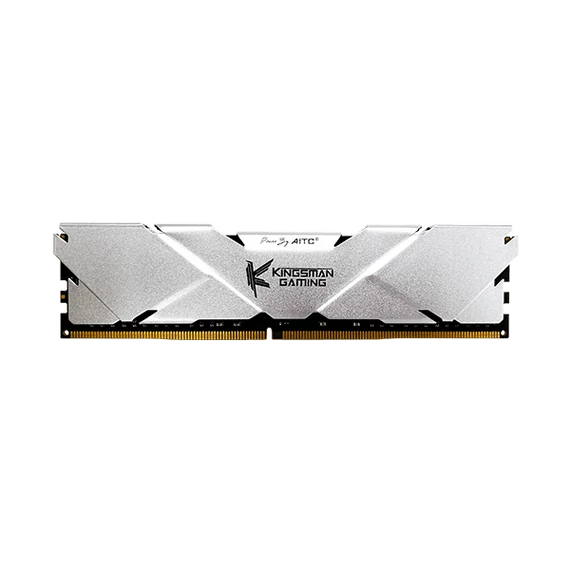 Kingsman Memória Desktop - 8GB DDR4 (3200Mhz, CL22, 1.2V, Gaming RAM) Hűtőbordás