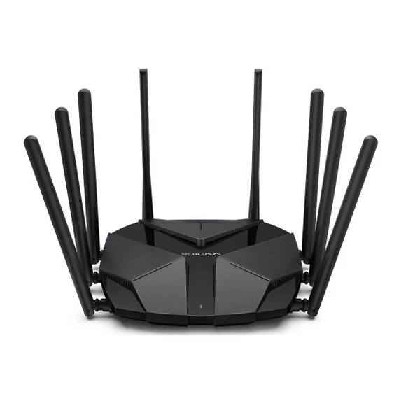 Mercusys Router WiFi AX6000 - MR90X (1148Mbps 2,4GHz + 4804Mbps 5GHz; 1x 2,5Gbps +3x 1Gbps port, WPA3; 8x Antenna)