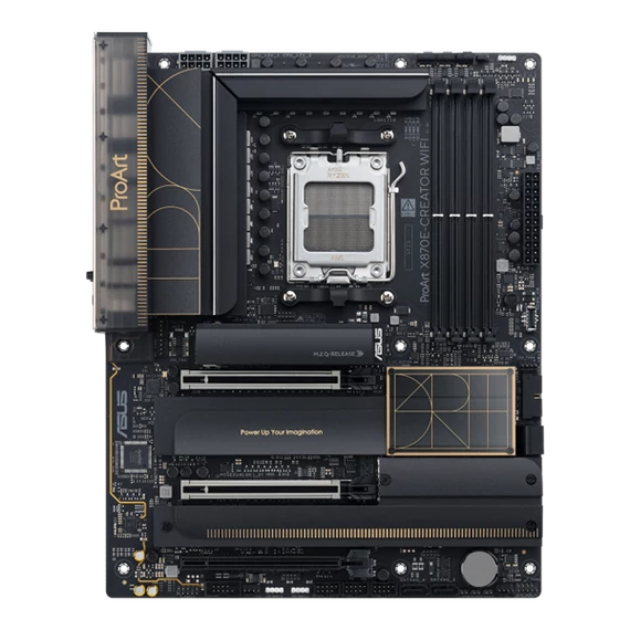 Asus Alaplap - AMD PROART X870E-CREATOR WIFI AM5 (X870, ATX, 4xDDR5 8000+MHz, 4xSATA3, 4x M.2, HDMI+USB4)