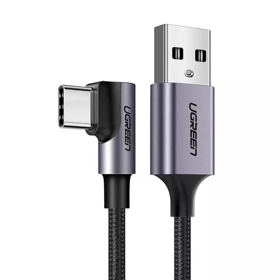 UGREEN USB-C kábel, 3A, Quick Charge 3.0, 1m (fekete)